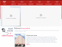 Tablet Screenshot of alrayan-hotel.com